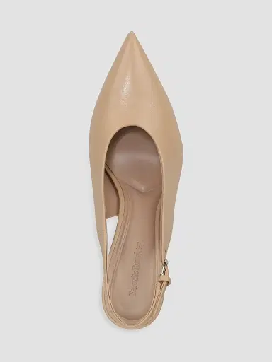 Favorite Daughter Women's Remy 95MM Leather Slingback Pumps - Warm Sand | Thumbnail 4 Favorite Daughter Women's Remy 95MM Leather Slingback Pumps - Warm Sand | Thumbnail 4