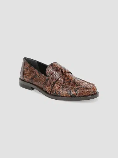 Favorite Daughter Women's Lola 20MM Snake-Embossed Leather Loafers - Gingerbread | Thumbnail 2 Favorite Daughter Women's Lola 20MM Snake-Embossed Leather Loafers - Gingerbread | Thumbnail 2