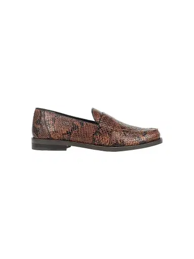 Favorite Daughter Women's Lola 20MM Snake-Embossed Leather Loafers - Gingerbread | Thumbnail 1 Favorite Daughter Women's Lola 20MM Snake-Embossed Leather Loafers - Gingerbread | Thumbnail 1