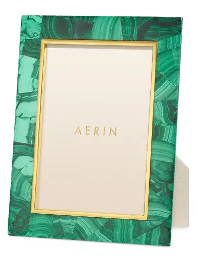 AERIN Introduction Cassiel Mosaic Frame - Malachite | Thumbnail 1 AERIN Introduction Cassiel Mosaic Frame - Malachite | Thumbnail 1