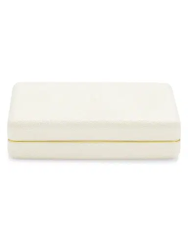 AERIN Shagreen Card Case - Cream | Thumbnail 2 AERIN Shagreen Card Case - Cream | Thumbnail 2