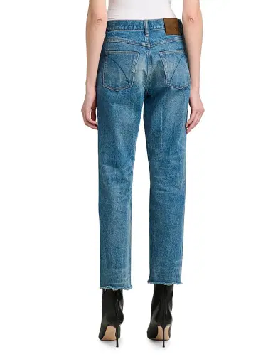 Tom Ford Women's Stonewashed Denim Melanie Straight-Leg Jeans | Thumbnail 5 Tom Ford Women's Stonewashed Denim Melanie Straight-Leg Jeans | Thumbnail 5