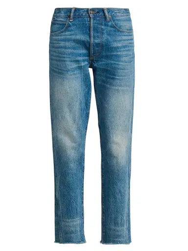 Tom Ford Women's Stonewashed Denim Melanie Straight-Leg Jeans | Thumbnail 1 Tom Ford Women's Stonewashed Denim Melanie Straight-Leg Jeans | Thumbnail 1