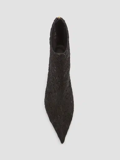 Dolce & Gabbana Women's Lace Stiletto-Heel Ankle Boots - Nero | Thumbnail 3 Dolce & Gabbana Women's Lace Stiletto-Heel Ankle Boots - Nero | Thumbnail 3