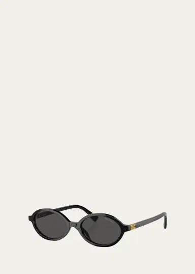 Miu Miu Acetate Oval Sunglasses | Thumbnail 2 Miu Miu Acetate Oval Sunglasses | Thumbnail 2