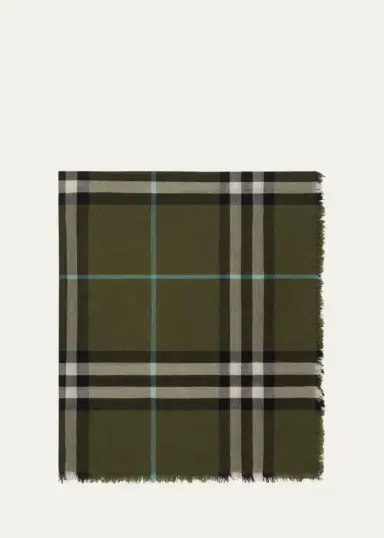 Burberry Wide Check Wool Scarf | Thumbnail 2 Burberry Wide Check Wool Scarf | Thumbnail 2