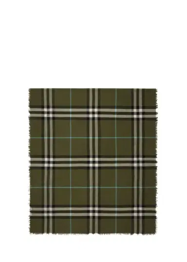 Burberry Wide Check Wool Scarf | Thumbnail 1 Burberry Wide Check Wool Scarf | Thumbnail 1
