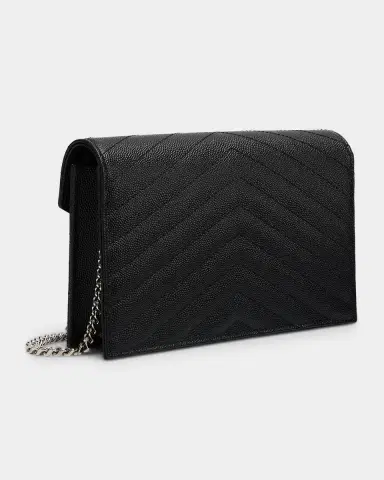 Saint Laurent Cassandre YSL Shoulder Bag in Chevron Quilted Leather | Thumbnail 3 Saint Laurent Cassandre YSL Shoulder Bag in Chevron Quilted Leather | Thumbnail 3