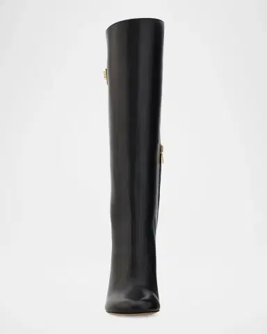 Ferragamo 70mm Elli Leather Knee-High Boots | Thumbnail 3 Ferragamo 70mm Elli Leather Knee-High Boots | Thumbnail 3