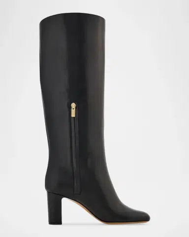 Ferragamo 70mm Elli Leather Knee-High Boots | Thumbnail 4 Ferragamo 70mm Elli Leather Knee-High Boots | Thumbnail 4