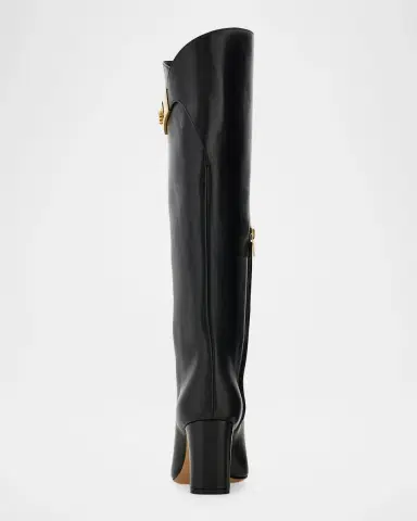 Ferragamo 70mm Elli Leather Knee-High Boots | Thumbnail 6 Ferragamo 70mm Elli Leather Knee-High Boots | Thumbnail 6