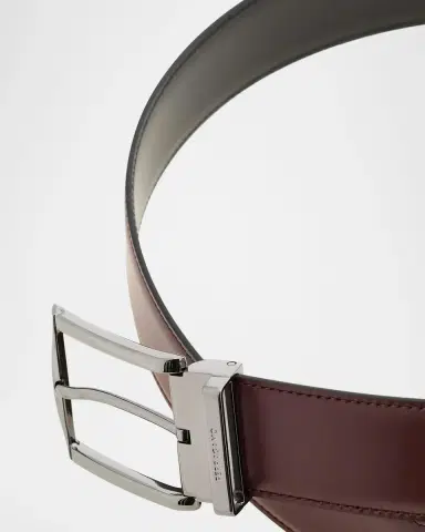 Ferragamo Men's Double Adjustable Reversible Leather Belt | Thumbnail 5 Ferragamo Men's Double Adjustable Reversible Leather Belt | Thumbnail 5