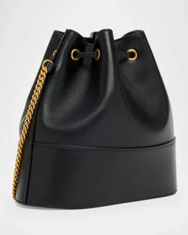 Valentino Garavani Mini Leather Drawstring Bucket Bag | Thumbnail 3 Valentino Garavani Mini Leather Drawstring Bucket Bag | Thumbnail 3