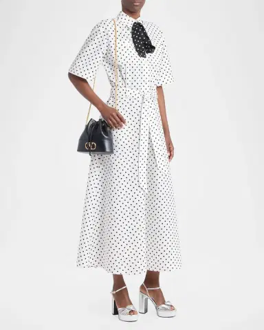 Valentino Garavani Mini Leather Drawstring Bucket Bag | Thumbnail 5 Valentino Garavani Mini Leather Drawstring Bucket Bag | Thumbnail 5