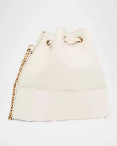 Valentino Garavani Mini Leather Drawstring Bucket Bag | Thumbnail 8 Valentino Garavani Mini Leather Drawstring Bucket Bag | Thumbnail 8