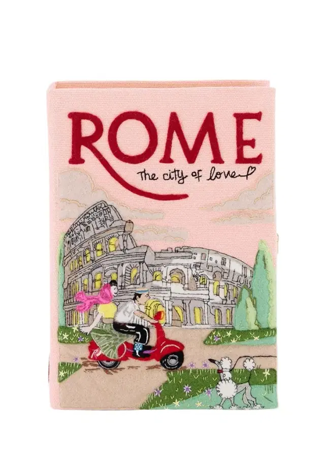 Voyages Rome City Book Clutch Bag Voyages Rome City Book Clutch Bag