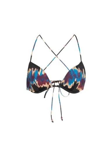 Ulla Johnson Floria Ikat Tie Bikini Top | Thumbnail 1 Ulla Johnson Floria Ikat Tie Bikini Top | Thumbnail 1