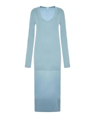 Malo Cashmere Sheer Panel Sweaterdress | Thumbnail 1 Malo Cashmere Sheer Panel Sweaterdress | Thumbnail 1