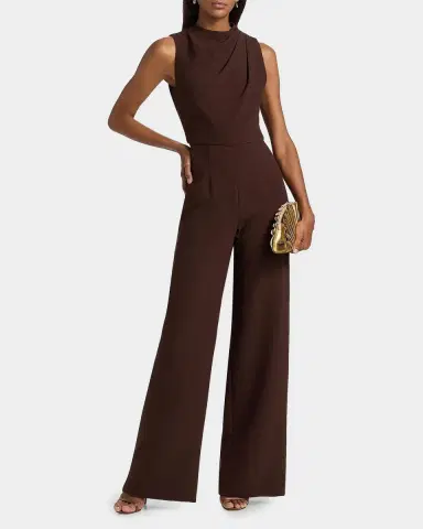 BLACK HALO Corrine High-Neck Sleeveless Jumpsuit | Thumbnail 2 BLACK HALO Corrine High-Neck Sleeveless Jumpsuit | Thumbnail 2