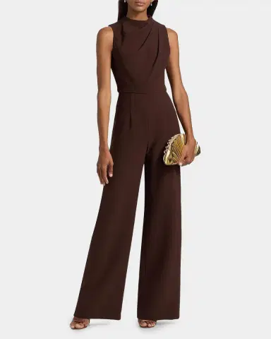 BLACK HALO Corrine High-Neck Sleeveless Jumpsuit | Thumbnail 4 BLACK HALO Corrine High-Neck Sleeveless Jumpsuit | Thumbnail 4