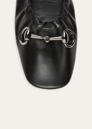 Gucci Prima Leather Ballerina Flats | Thumbnail 3 Gucci Prima Leather Ballerina Flats | Thumbnail 3