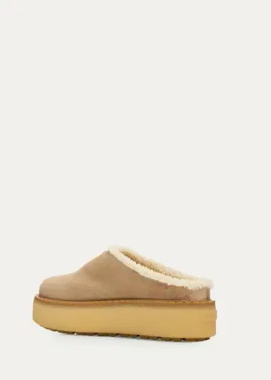 Prada Suede Shearling Cozy Platform Mules | Thumbnail 10 Prada Suede Shearling Cozy Platform Mules | Thumbnail 10