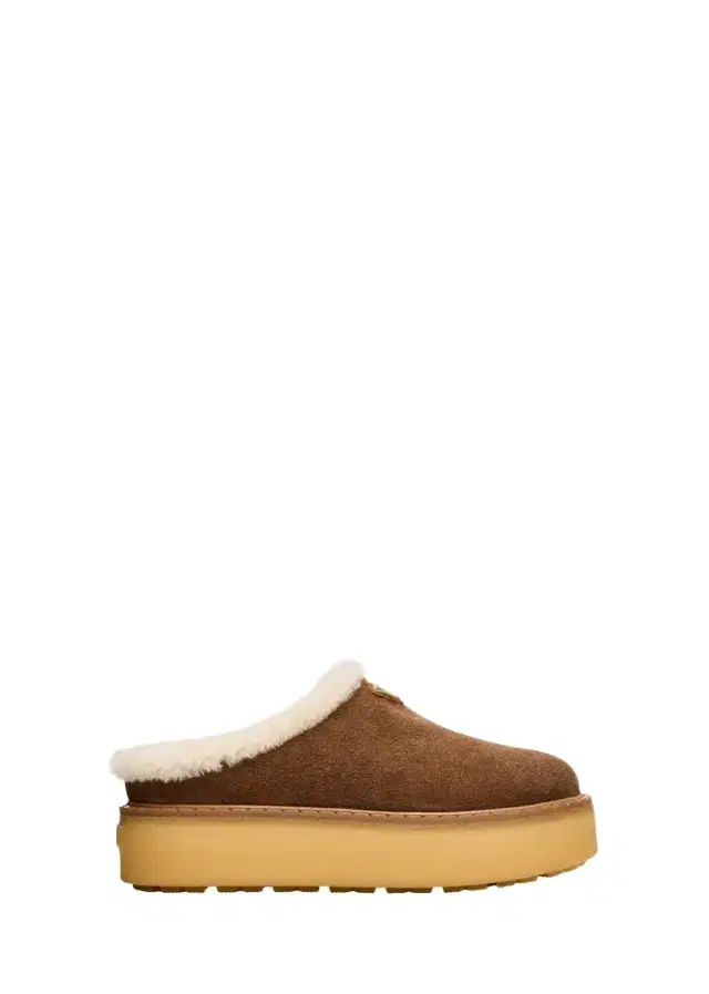 Suede Shearling Cozy Platform Mules Suede Shearling Cozy Platform Mules
