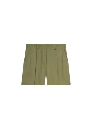 Theory Fluid Pleated Shorts | Thumbnail 1 Theory Fluid Pleated Shorts | Thumbnail 1