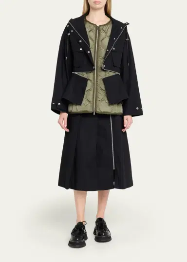 3.1 Phillip Lim Pleated Utility Midi Skirt | Thumbnail 2 3.1 Phillip Lim Pleated Utility Midi Skirt | Thumbnail 2