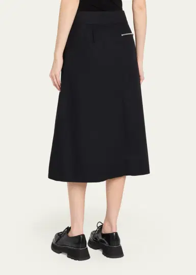 3.1 Phillip Lim Pleated Utility Midi Skirt | Thumbnail 3 3.1 Phillip Lim Pleated Utility Midi Skirt | Thumbnail 3