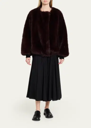 3.1 Phillip Lim Faux Fur Blouson Jacket | Thumbnail 2 3.1 Phillip Lim Faux Fur Blouson Jacket | Thumbnail 2