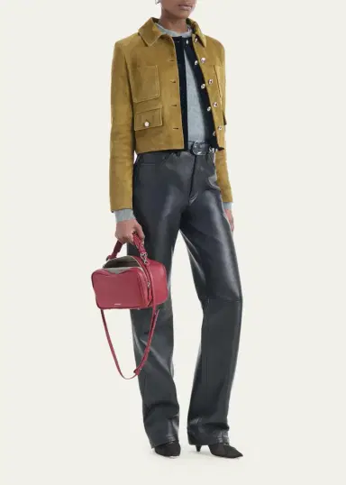 Altuzarra Astley Single-Breasted Suede Jacket | Thumbnail 2 Altuzarra Astley Single-Breasted Suede Jacket | Thumbnail 2