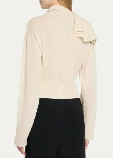 Rick Owens Wool Knit Scarf Top | Thumbnail 3 Rick Owens Wool Knit Scarf Top | Thumbnail 3