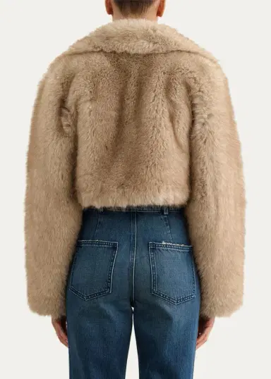 Toccin Bellamy Cropped Faux Fur Coat | Thumbnail 3 Toccin Bellamy Cropped Faux Fur Coat | Thumbnail 3