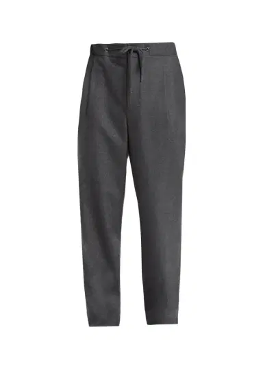 Giorgio Armani Men's Upton Cashmere-Stretch Pleated Drawstring Pants | Thumbnail 1 Giorgio Armani Men's Upton Cashmere-Stretch Pleated Drawstring Pants | Thumbnail 1
