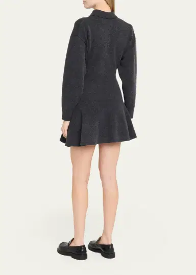 3.1 Phillip Lim Wool-Blend Polo Mini Dress | Thumbnail 3 3.1 Phillip Lim Wool-Blend Polo Mini Dress | Thumbnail 3