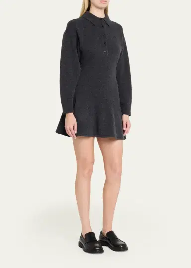 3.1 Phillip Lim Wool-Blend Polo Mini Dress | Thumbnail 4 3.1 Phillip Lim Wool-Blend Polo Mini Dress | Thumbnail 4