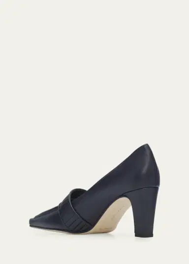 Manolo Blahnik 0mm Mindita Leather Pumps | Thumbnail 2 Manolo Blahnik 0mm Mindita Leather Pumps | Thumbnail 2