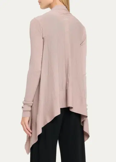 Rick Owens Wool Knit Long Medium Wrap Cardigan | Thumbnail 3 Rick Owens Wool Knit Long Medium Wrap Cardigan | Thumbnail 3