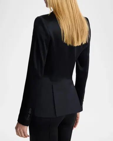 SMYTHE Tuxedo Peak-Lapel Stretch Blazer | Thumbnail 3 SMYTHE Tuxedo Peak-Lapel Stretch Blazer | Thumbnail 3