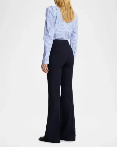 SMYTHE Lisbon Flared Stretch Pants | Thumbnail 3 SMYTHE Lisbon Flared Stretch Pants | Thumbnail 3
