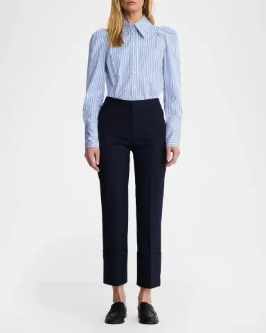 SMYTHE Berlin Cropped Straight-Leg Pants | Thumbnail 2 SMYTHE Berlin Cropped Straight-Leg Pants | Thumbnail 2