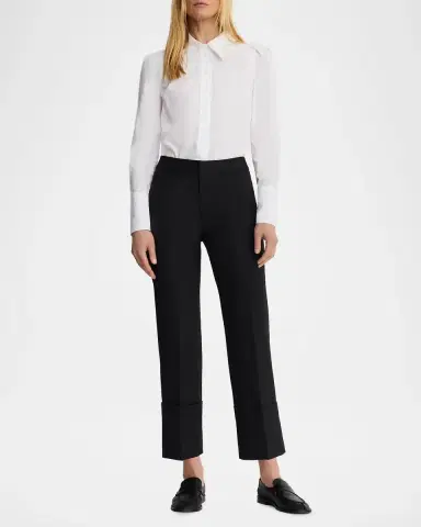 SMYTHE Berlin Cropped Straight-Leg Pants | Thumbnail 2 SMYTHE Berlin Cropped Straight-Leg Pants | Thumbnail 2