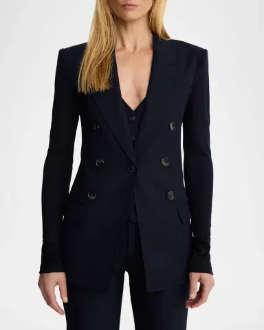 SMYTHE Not A DB Blazer with Jersey Sleeves | Thumbnail 4 SMYTHE Not A DB Blazer with Jersey Sleeves | Thumbnail 4