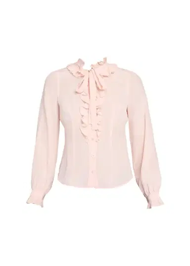 Ulla Johnson Catroux Silk Button-Front Blouse | Thumbnail 1 Ulla Johnson Catroux Silk Button-Front Blouse | Thumbnail 1