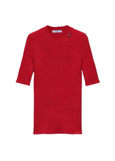 Prada Ribbed Wool Sweater | Thumbnail 1 Prada Ribbed Wool Sweater | Thumbnail 1