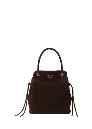 Prada Carry Mini Suede Top-Handle Bag | Thumbnail 1 Prada Carry Mini Suede Top-Handle Bag | Thumbnail 1