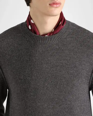 Dolce & Gabbana Men's Wool Crewneck Sweater | Thumbnail 2 Dolce & Gabbana Men's Wool Crewneck Sweater | Thumbnail 2