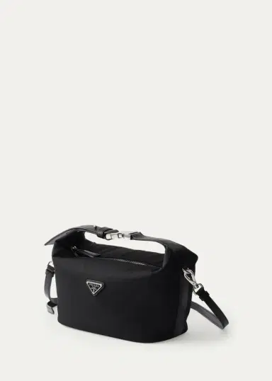Prada Cherie Mini Re-Nylon Top-Handle Bag | Thumbnail 3 Prada Cherie Mini Re-Nylon Top-Handle Bag | Thumbnail 3