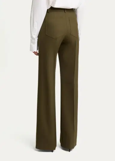 Victoria Beckham Alina Patch Pocket Wide-Leg Trousers | Thumbnail 3 Victoria Beckham Alina Patch Pocket Wide-Leg Trousers | Thumbnail 3